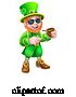 Vector Illustration of Leprechaun St Patricks Day Mascot by AtStockIllustration