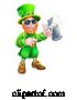 Vector Illustration of Leprechaun St Patricks Day Mascot by AtStockIllustration