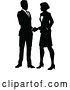Vector Illustration of People Business Silhouette by AtStockIllustration