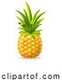 Vector Illustration of Pineapple Fruit Emoji Icon by AtStockIllustration