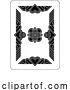 Vector Illustration of Playing Cards Deck Pack Back Pattern Card Design by AtStockIllustration