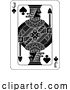 Vector Illustration of Playing Cards Deck Pack Jack of Spades Card Design by AtStockIllustration