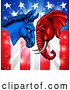 Vector Illustration of Republican Democrat Election Party Politics by AtStockIllustration