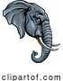 Vector Illustration of Republican Elephant Election Political Party Icon by AtStockIllustration