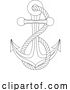 Vector Illustration of Ship Anchor Boat Rope Nautical Illustration by AtStockIllustration