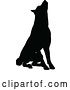 Vector Illustration of Silhouetted Dog by AtStockIllustration