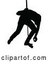 Vector Illustration of Silhouetted Male Golfer by AtStockIllustration