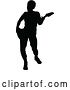 Vector Illustration of Silhouetted Male Guitarist by AtStockIllustration