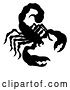Vector Illustration of Silhouetted Scorpion by AtStockIllustration