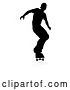 Vector Illustration of Skater Skateboarder Silhouette by AtStockIllustration