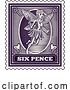 Vector Illustration of Tooth Fairy Postal Letter Postal Postage Stamp by AtStockIllustration