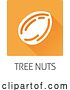 Vector Illustration of Tree Nut Almond Food Allergen Allergy Icon Concept by AtStockIllustration