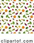 Vector Illustration of Vegetables Background Seamless Pattern Print by AtStockIllustration