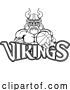 Vector Illustration of Viking Basketball Sports Mascot by AtStockIllustration