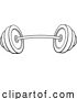 Vector Illustration of Weights Barbell Illustration by AtStockIllustration