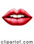 Vector Illustration of Womans Lips Mouth Illustration by AtStockIllustration