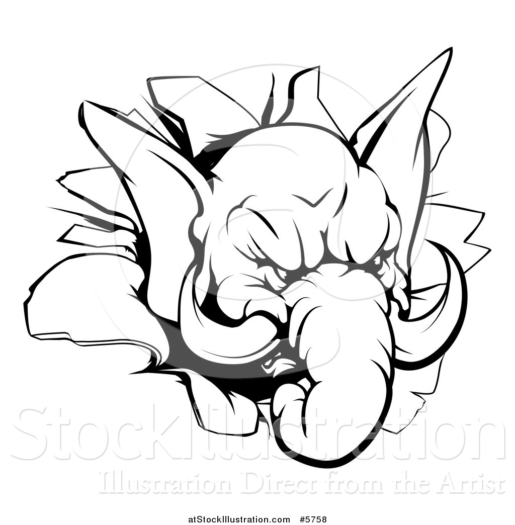 Free Free 309 Elephant Svg Black And White SVG PNG EPS DXF File