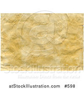 Illustration of a Wrinkled Aged Looking Paper Background by AtStockIllustration
