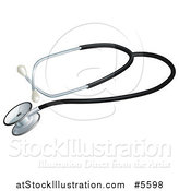 Vector Illustration of a 3d Medical Stethoscope by AtStockIllustration