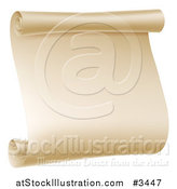 Vector Illustration of a Aged Scroll Banner by AtStockIllustration