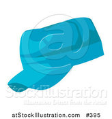 Vector Illustration of a Blue Baseball Hat by AtStockIllustration