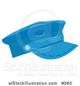 Vector Illustration of a Blue Hat by AtStockIllustration