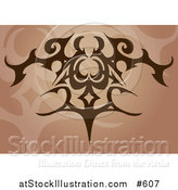 Vector Illustration of a Brown Tatoo Design by AtStockIllustration