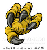 Vector Illustration of a Cartoon Eagle Claw and Sharp Talons by AtStockIllustration