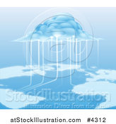 Vector Illustration of a Cloud Computing Information by AtStockIllustration