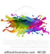 Vector Illustration of a Colorful Paint Splash by AtStockIllustration