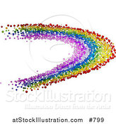 Vector Illustration of a Colorful Rainbow Made of Bubbles by AtStockIllustration