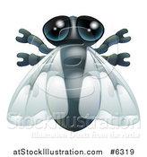 Vector Illustration of a Cute House Fly Bug by AtStockIllustration