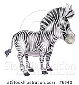 Vector Illustration of a Cute Zebra by AtStockIllustration