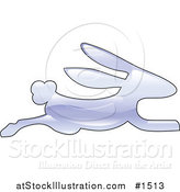 Vector Illustration of a Fast Bunny Rabbit Hopping by AtStockIllustration
