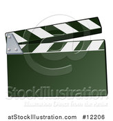 Vector Illustration of a Filming Clapper Board by AtStockIllustration