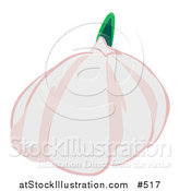 Vector Illustration of a Garlic Bulb by AtStockIllustration