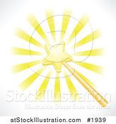 Vector Illustration of a Glowing Star Wand by AtStockIllustration