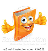 Vector Illustration of a Happy Book Character Mascot Giving Thumbs up by AtStockIllustration