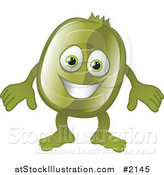 Vector Illustration of a Happy Kiwi Character Smiling by AtStockIllustration