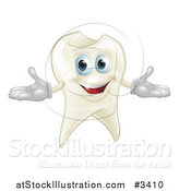 Vector Illustration of a Happy Tooth Mascot by AtStockIllustration