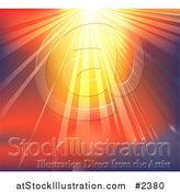Vector Illustration of a Heavenly Light Shining Brightly by AtStockIllustration