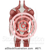 Vector Illustration of a Man with Back Pain by AtStockIllustration