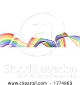 Vector Illustration of a Rainbow Pride or Peace Flag by AtStockIllustration
