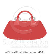 Vector Illustration of a Red Purse by AtStockIllustration