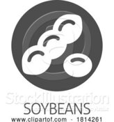 Vector Illustration of a Soybean Soy Bean Food Allergen Icon Concept by AtStockIllustration