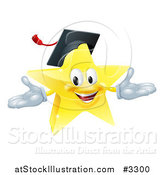 Vector Illustration of a Star Graduate Mascot by AtStockIllustration