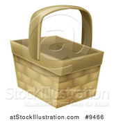 Vector Illustration of a Wicker Basket by AtStockIllustration