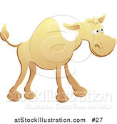 Vector Illustration of a Yellow Camel by AtStockIllustration