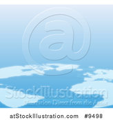 Vector Illustration of an Aerial View of Continents on Planet Earth by AtStockIllustration