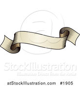 Vector Illustration of an Antique Ribbon Banner by AtStockIllustration